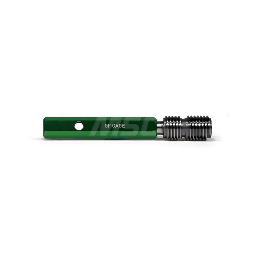 Thread Setting Go/No Go Gages; Type: Hilo Thread Setting Plug Gage; Go/No Go: Go; Thread Size: 1-1/4-7; Classification: 3A; Calibrated: No; Traceability Certification Included: Certificate of Compliance; Thread Type: UNC; Handle Size: 5; Material: High Sp