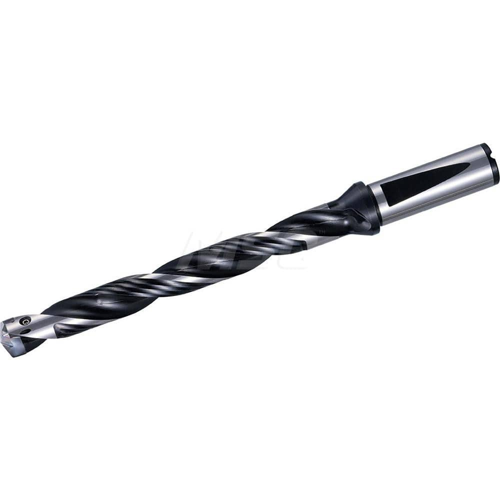 Replaceable Tip Drill: 9 to 9.49 mm Drill Dia, 76 mm Max Depth, 12 mm Flange Shank Seat Size 9, 135 mm OAL, Through Coolant