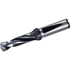 Replaceable Tip Drill: 25 to 25.5 mm Drill Dia, 78 mm Max Depth, 25 mm Flange Shank Seat Size 25, 170 mm OAL, Through Coolant