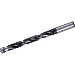 Replaceable Tip Drill: 12 to 12.49 mm Drill Dia, 100 mm Max Depth, 14 mm Straight-Cylindrical Shank Seat Size 12, 163 mm OAL, Through Coolant