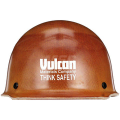 Hard Hat: Electrical Protection & Heat Protection, Front Brim, Class G, 4-Point Suspension Gold, Plastic