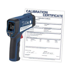 Infrared Thermometers; Resolution: 0.1; Power Supply: 9V Battery; Distance to Spot Ratio: 50:1; Minimum Temperature (C - 2 Decimals): -32.00; Minimum Temperature (Deg F - 3 Decimals): -26.00; Maximum Temperature (F) ( - 0 Decimals): 2282.00; Maximum Tempe