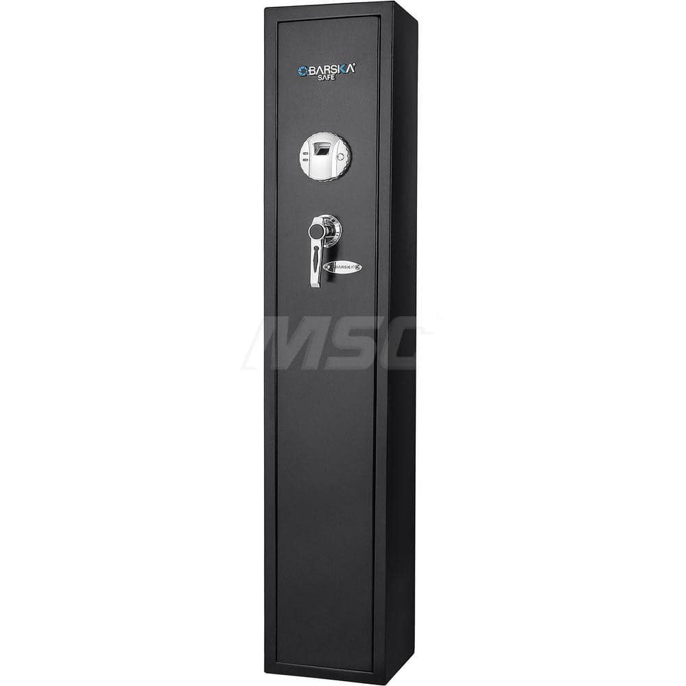 Safes; Type: Rifle Safe; Internal Width (Inch): 9-45/64; Internal Height (Inch): 51-3/4; Internal Depth (Inch): 6-19/64; External Width (Inch): 9-51/64; External Height (Inch): 52-11/64; External Depth (Inch): 8-39/64; UL Fire Rating (Hours): Not Rated; C