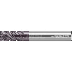 Square End Mill: 3/4'' Dia, 3/4'' LOC, 3/4'' Shank Dia, 4'' OAL, 4 Flutes, Solid Carbide Single End, 50 ° Helix, RH Cut, RH Flute