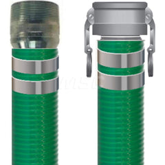 Liquid Suction & Discharge Hose; Inside Diameter (Inch): 2; Length (Feet): 50; Outside Diameter (Decimal Inch): 2.3900; Material: PVC; Working Pressure (psi): 70.000; Vacuum Rating: 29 In. Hg; Color: Green; Minimum Temperature (F): -23.000; Maximum Temper