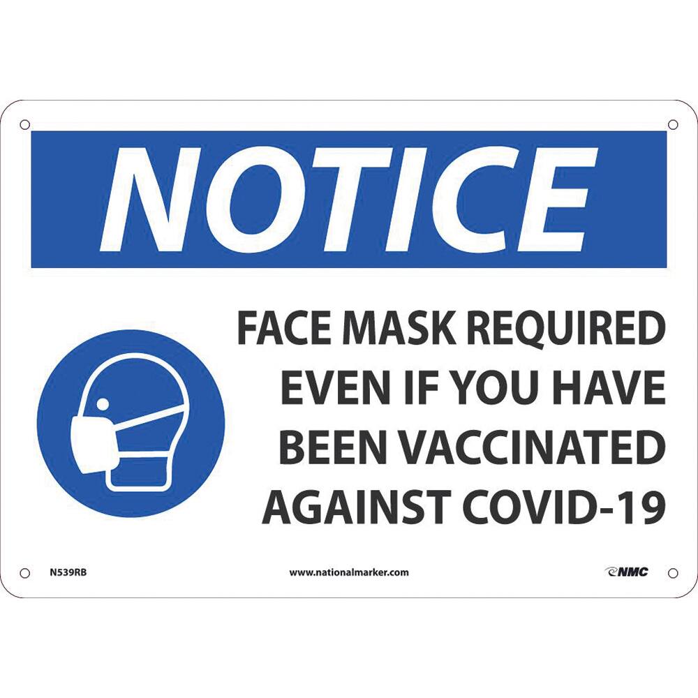 NMC - Safety Signs Message Type: COVID-19 Message or Graphic: Message & Graphic - A1 Tooling