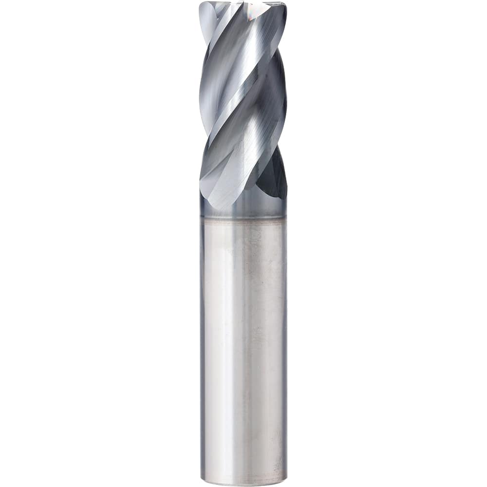 Supermill - 1/2" Diam 4 Flute Solid Carbide 0.045" Corner Radius End Mill - A1 Tooling