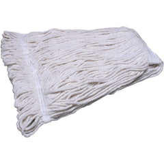 Ability One - Wet Mop Heads & Pads; Style: Loop End ; Material: Yarn ; Approximate Weight (oz.): 22 ; Mop Color: Natural ; Headband Size (Inch): 1-1/4 ; Connection Type: Clamp Jaw - Exact Industrial Supply