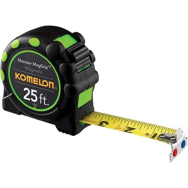 Komelon - 25' x 1" Yellow Blade Tape Measure - A1 Tooling