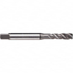 Spiral Flute Tap: 5/16-18, UNC, 3 Flute, Modified Bottoming, 3B Class of Fit, Cobalt, GLT-1 Finish 0.551″ Thread Length, 3.543″ OAL, Right Hand Flute, Right Hand Thread, H3, Series BU99C410