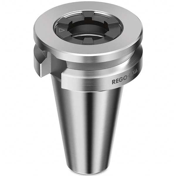 Collet Chuck: 0.5 to 7 mm Capacity, ER Collet, Taper Shank 100 mm Projection, 0.003 mm TIR, Balanced to 25,000 RPM, Through Coolant