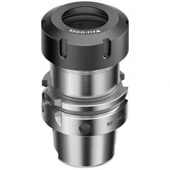 Collet Chuck: 2 to 20 mm Capacity, ER Collet, Hollow Taper Shank 260 mm Projection, 0.003 mm TIR, Balanced to 5,000 RPM, Through Coolant