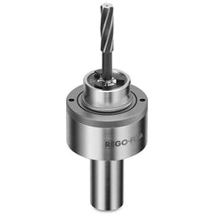 ER20 Reamer Collet Chuck 25mm Straight Straight Shank, 56mm Projection, 1/8 - 1/2″ Collet Capacity, Through Coolant