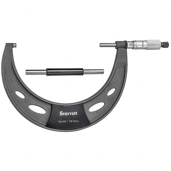 Starrett - Mechanical Outside Micrometers Minimum Measurement (mm): 125.00 Maximum Measurement (mm): 150.00 - A1 Tooling