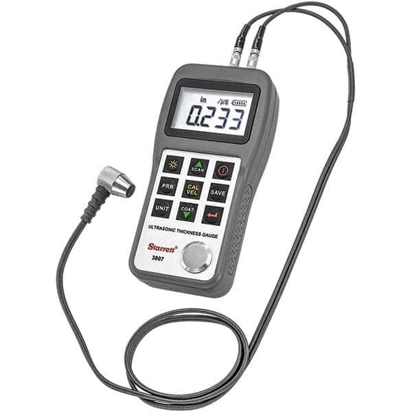 Starrett - Electronic Thickness Gages Minimum Measurement (Decimal Inch): 0.0000 Maximum Measurement (Inch): 3-1/2 - A1 Tooling