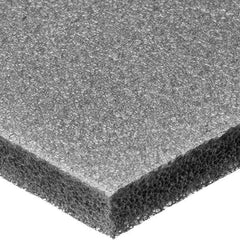 Closed Cell Polyethylene Foam: 1″ Thick, 48″ Wide, 48″ Long, Gray Plain Backing