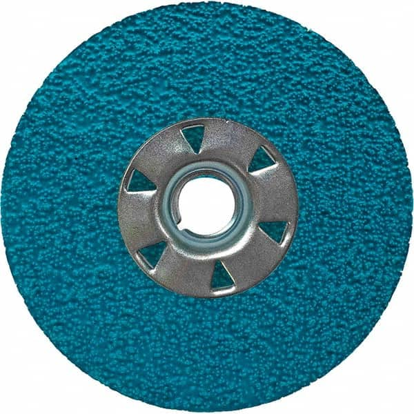 VSM - 5" Diam, 7/8" Hole, 36 Grit Ceramic Fiber Disc - A1 Tooling