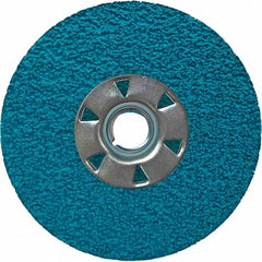 VSM - 5" Diam, 7/8" Hole, 36 Grit Ceramic Fiber Disc - A1 Tooling