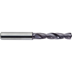 M.A. Ford - Screw Machine Length Drill Bits; Drill Bit Size (Decimal Inch): 0.1299 ; Drill Bit Size (mm): 3.30 ; Drill Point Angle: 142 ; Drill Bit Material: Carbide ; Drill Bit Finish/Coating: ALtima? Plus ; Flute Type: Helical - Exact Industrial Supply