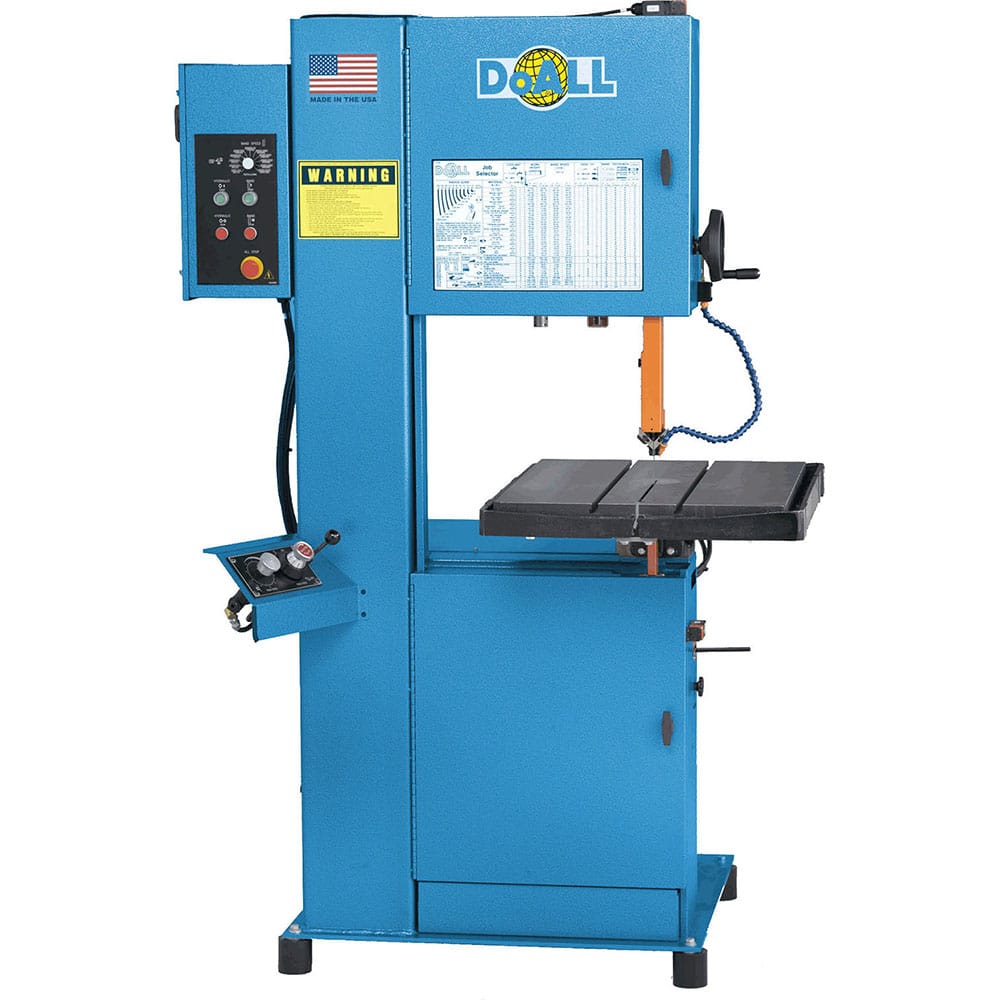 DoALL - 20" Throat Capacity Variable Frequency Vertical Bandsaw - Exact Industrial Supply