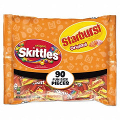 Wrigley's - Snacks, Cookies, Candy & Gum Breakroom Accessory Type: Candy Breakroom Accessory Description: Skittles/Starburst Fun Size, Variety, Individually Wrapped - A1 Tooling