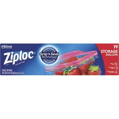 Ziploc - Reclosable Food & Sandwich Bags Volume Capacity: 1 Gal. Width (Inch): 9-3/8 - A1 Tooling