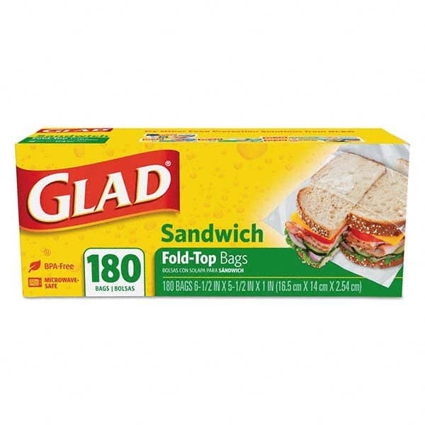 Glad - Reclosable Food & Sandwich Bags Volume Capacity: 1 Gal. Width (Inch): 6-1/2 - A1 Tooling