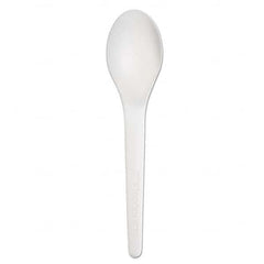 ECO PRODUCTS - Plantware Renewable & Compostable Spoon - 6", 50/PK, 20 PK/CT - Exact Industrial Supply