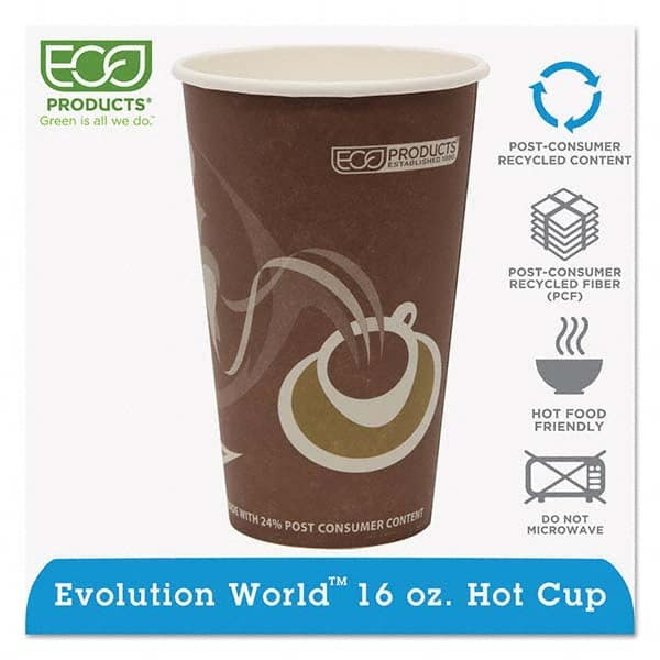 ECO PRODUCTS - Evolution World 24% Recycled Content Hot Cups - 16 oz, 50/PK, 20 PK/CT - A1 Tooling