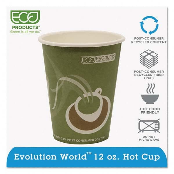 ECO PRODUCTS - Evolution World 24% Recycled Content Hot Cups - 12 oz, 50/PK, 20 PK/CT - A1 Tooling