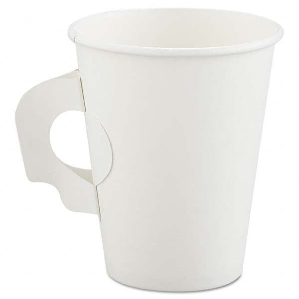 DART - Polycoated Hot Paper Cups with Handles, 8 oz, White - A1 Tooling