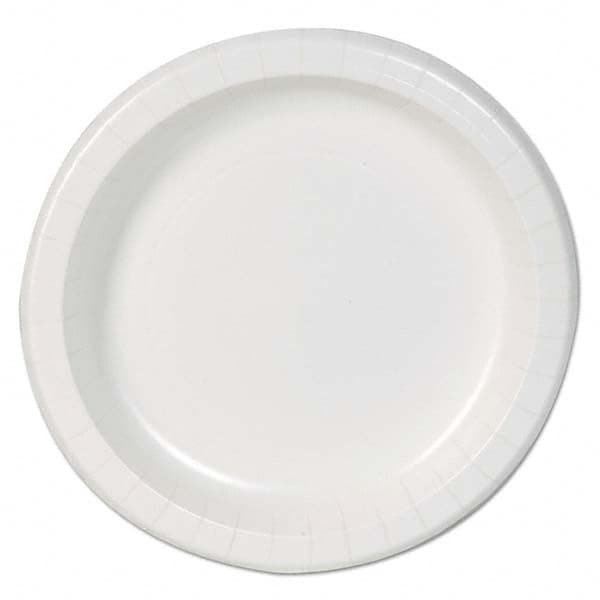 Dixie Basic - Basic Paper Dinnerware, Plates, White, 8.5" Diam, 125/Pack, 4/Carton - A1 Tooling