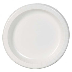 Dixie Basic - Basic Paper Dinnerware, Plates, White, 8.5" Diam, 125/Pack, 4/Carton - A1 Tooling