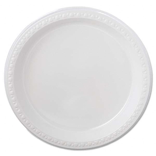 Chinet - Heavyweight Plastic Plates, 9" Diam, White, 125/Pack, 4 Packs/CT - A1 Tooling