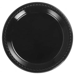 Chinet - Heavyweight Plastic Plates, 10-1/4", Black, Round - A1 Tooling