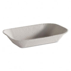 Chinet - Savaday Molded Fiber Food Tray, Beige, 7x5, 250/BG, 4 BG/CT - A1 Tooling