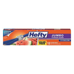 Hefty - Reclosable Food & Sandwich Bags Volume Capacity: 2.5 Gal. Width (Inch): 14-3/8 - A1 Tooling