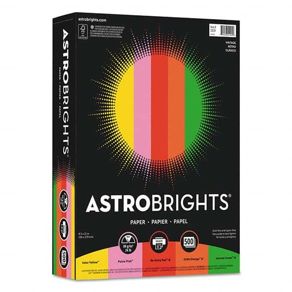 Astrobrights - Office Machine Supplies & Accessories Office Machine/Equipment Accessory Type: Copy Paper For Use With: Copiers; Inkjet Printers; Laser Printers - A1 Tooling