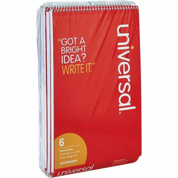 UNIVERSAL - Note Pads, Writing Pads & Notebooks Writing Pads & Notebook Type: Steno Book Size: 6 x 9 - A1 Tooling