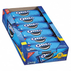 Nabisco - Snacks, Cookies, Candy & Gum Breakroom Accessory Type: Cookies Breakroom Accessory Description: Oreo Cookies Single Serve Packs, Chocolate, 2.4oz Pack, 6 Cookies/Pack, 12Pk/Bx - A1 Tooling