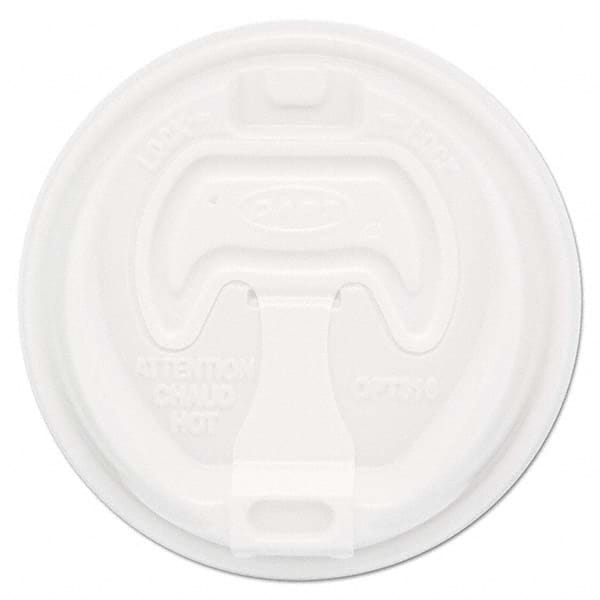 DART - Optima Reclosable Lid, 12-24 oz Foam Cups, White, 100/Bag - A1 Tooling