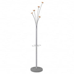 Alba - Coat Racks, Hooks & Shelving Type: Floor Rack Number of Hooks: 5 - A1 Tooling