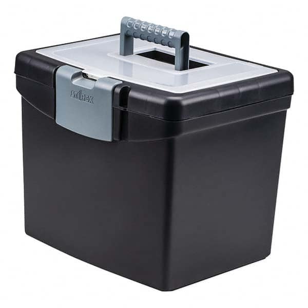 Storex - Compartment Storage Boxes & Bins Type: File Boxes-Portable Number of Compartments: 1.000 - A1 Tooling