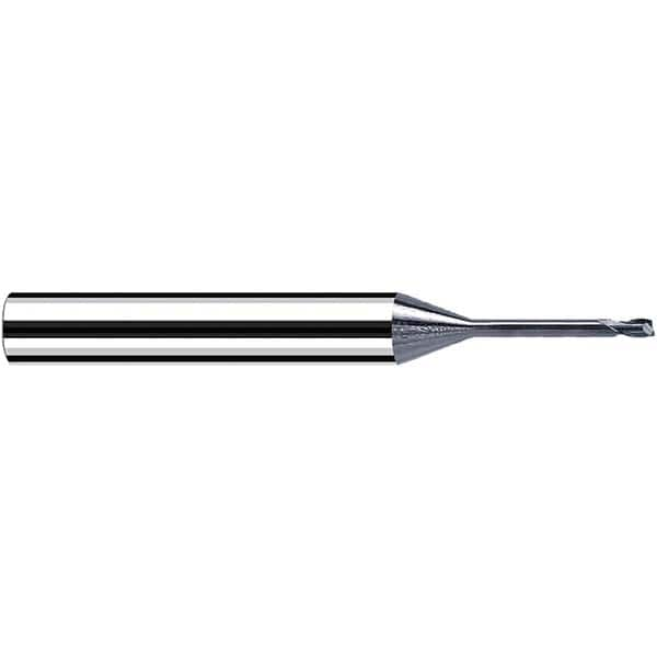 Fraisa - 1mm Diam 2 Flute Solid Carbide 0.1mm Corner Radius End Mill - A1 Tooling