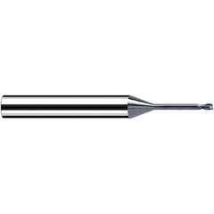 Fraisa - 1mm Diam 2 Flute Solid Carbide 0.1mm Corner Radius End Mill - A1 Tooling