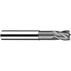 Fraisa - 2mm Diam 4 Flute Solid Carbide 0.5mm Corner Radius End Mill - A1 Tooling