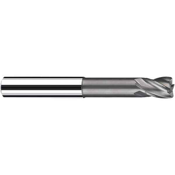 Fraisa - 2mm Diam 4 Flute Solid Carbide 0.2mm Corner Radius End Mill - A1 Tooling