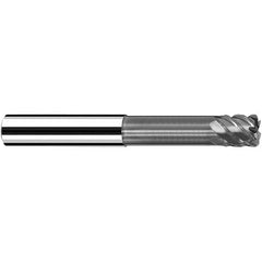 Fraisa - 6mm Diam 4 Flute Solid Carbide 0.5mm Corner Radius End Mill - A1 Tooling