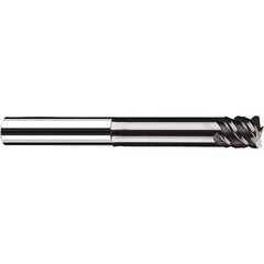 Fraisa - 3/8" Diam 4 Flute Solid Carbide 0.03" Corner Radius End Mill - A1 Tooling