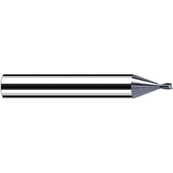 Fraisa - 0.8mm Diam 2 Flute Solid Carbide 0.2mm Corner Radius End Mill - A1 Tooling